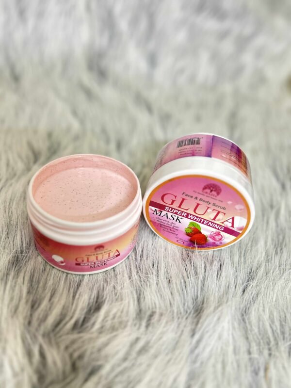 Grazia Gluta Super Whitening Face & Body Scrub (300gm) - Image 2